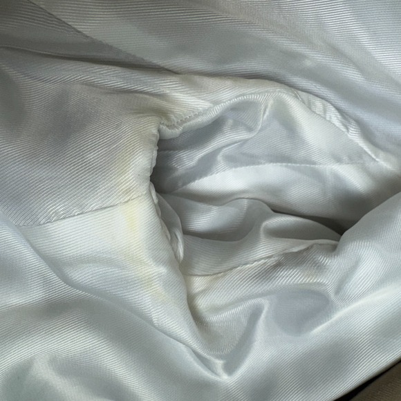 ZARA Cropped Lapel Blazer Taupe Brown Tailored Blazer Open Front Womens Academia - Picture 12 of 16